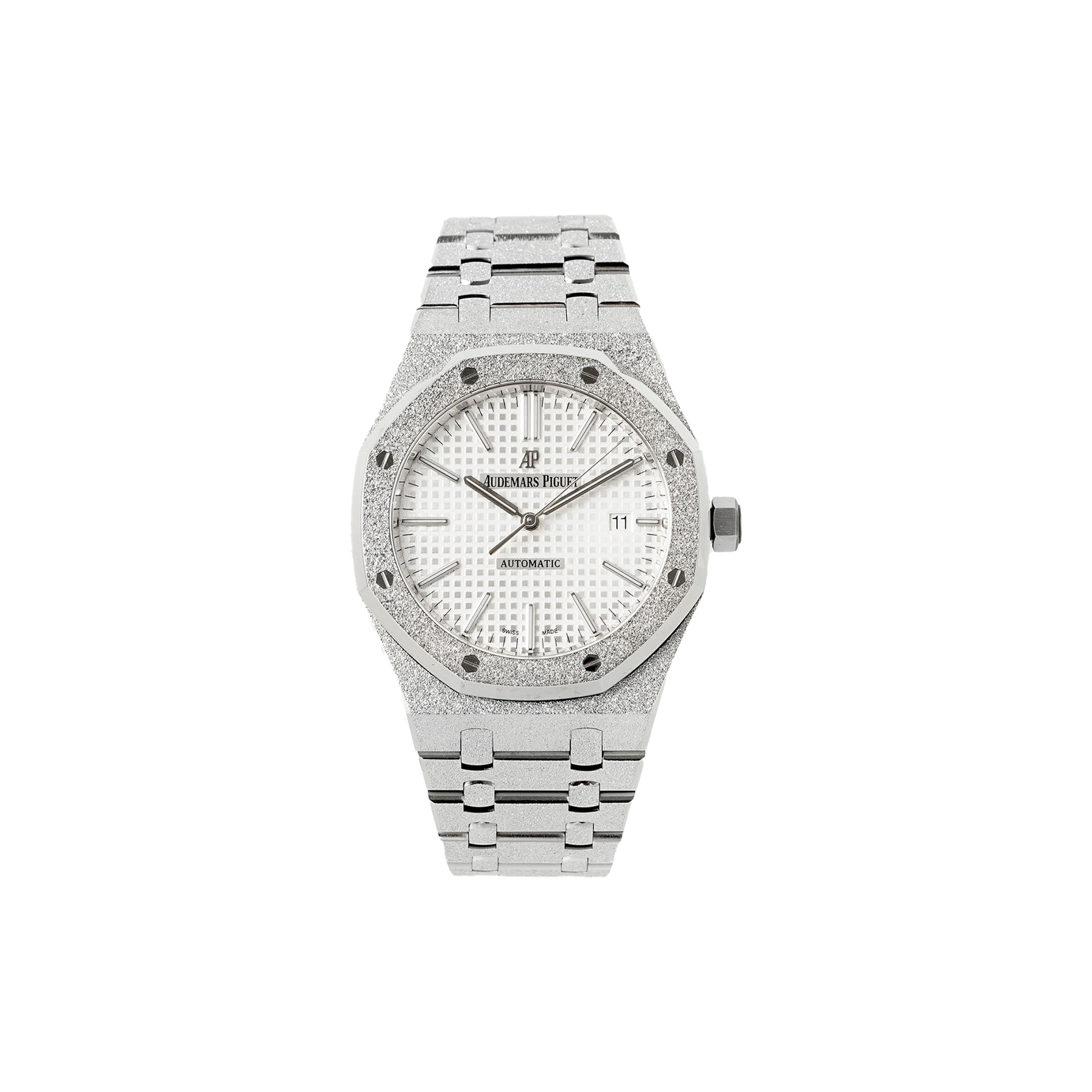 AUDEMARS PIGUET FROST GOLD SERIES 41MM WATCH 15410BC.GG.1224BC.02
